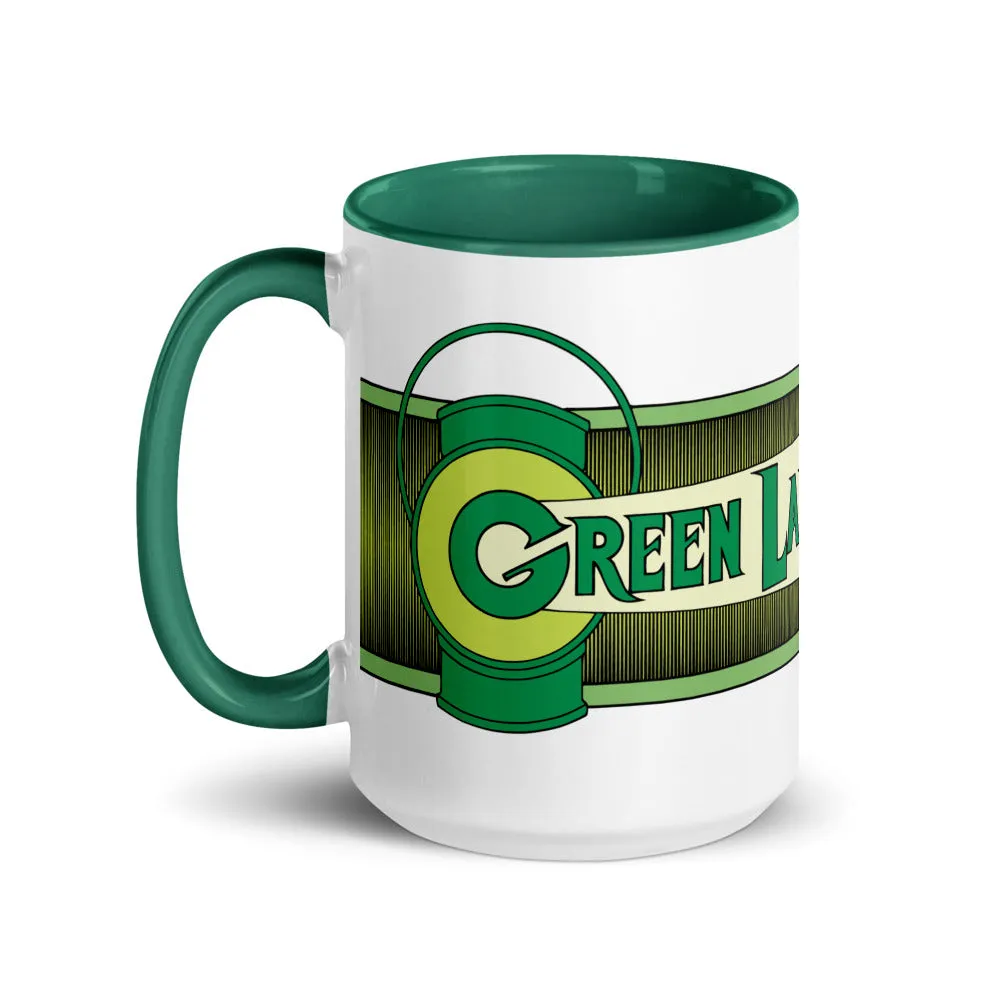 Batman GREEN LANTERN Power Battery krus mørkegrønn 11 oz