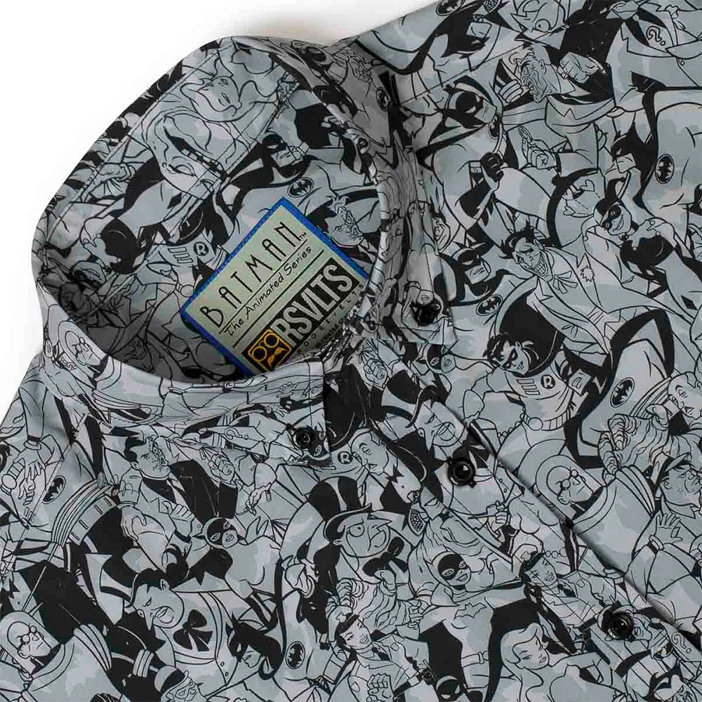 Batman: The Animated Series Bat Noir skjorte KUNUFLEX XS–4XL stretch