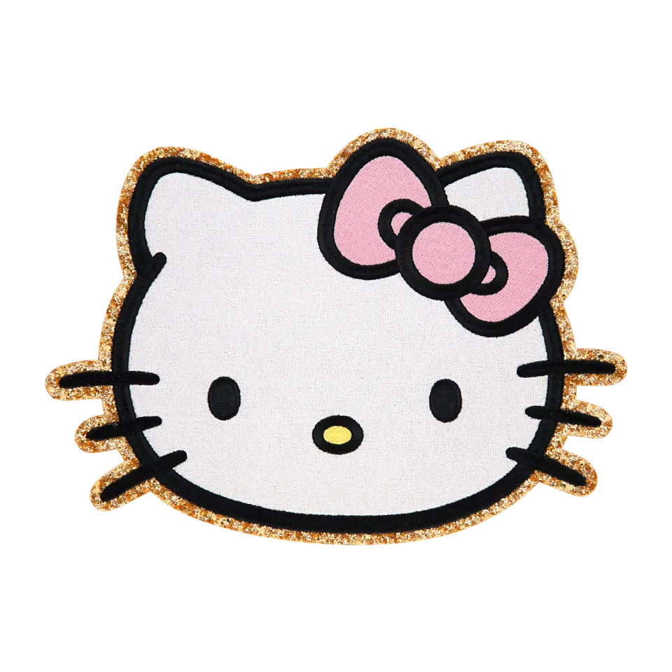 Hello Kitty Stoney Clover Lane stort ansiktsmerke med lim