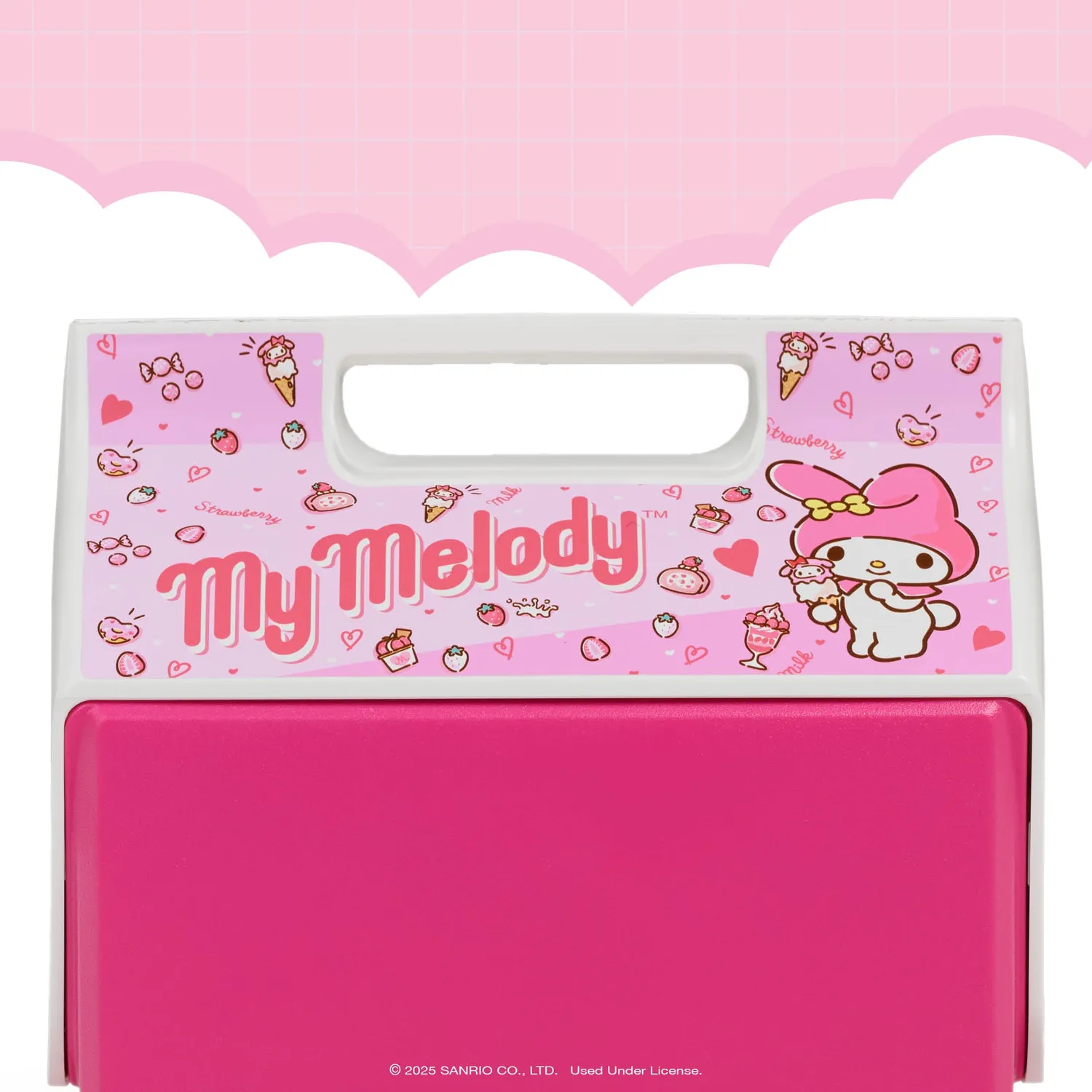 Hello Kitty My Melody x Igloo Little Playmate 7 Qt Cooler kjøleboks rosa