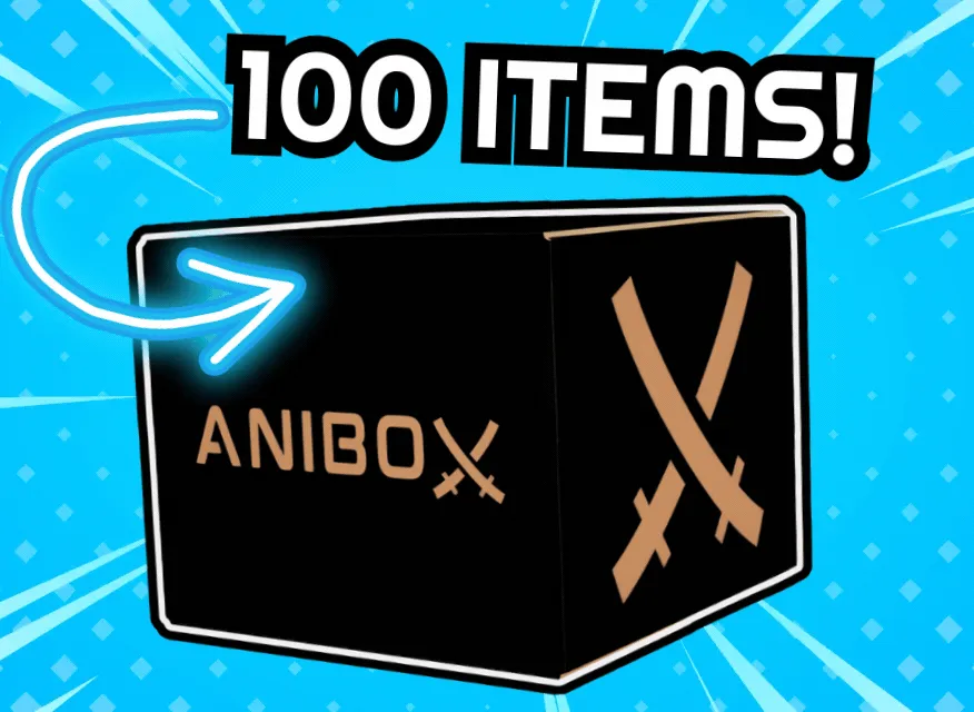 Anibox Hundred Anime Box animeboks med 100 produkter