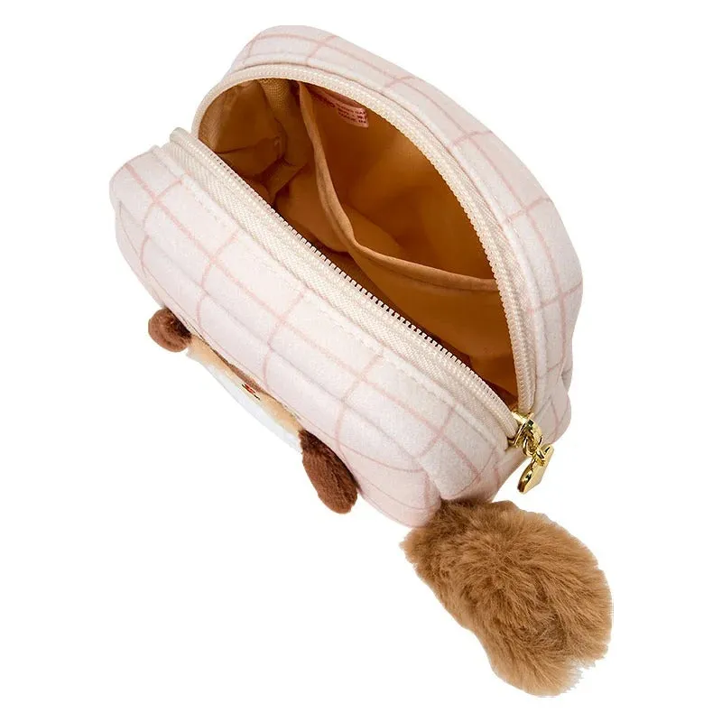 Hello Kitty Fluffy Squirrel Pochacco minipung med glidelås