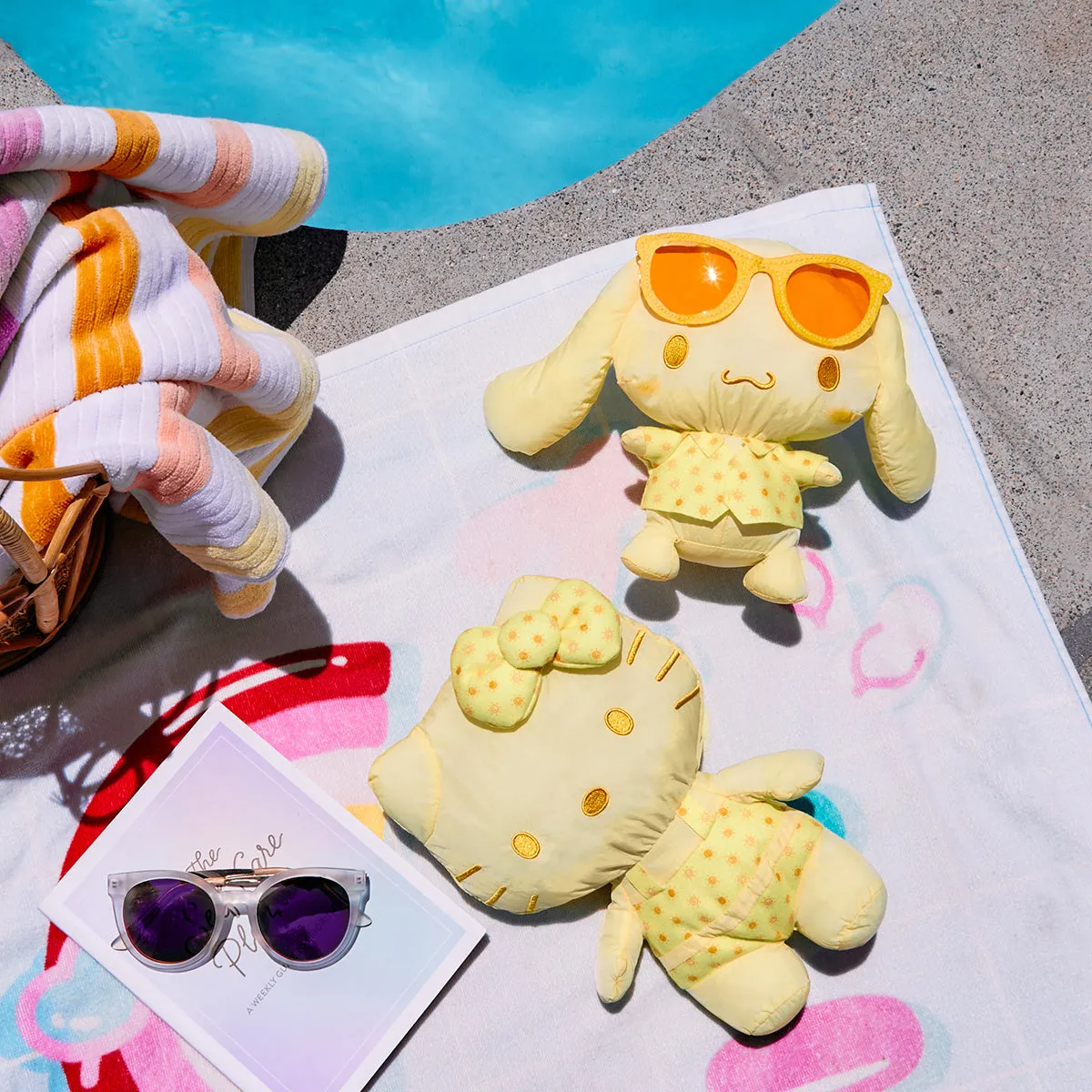 Hello Kitty Seasons of Friendship 10" Plush plysjbamse Summer