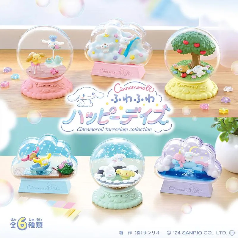 Neo Tokyo Fluffy Happy Days Cinnamoroll Terrarium Collection minifigur blindboks 7 cm