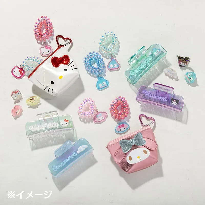 Cinnamoroll mini glidelåspung metallisk med hjerteformet lås