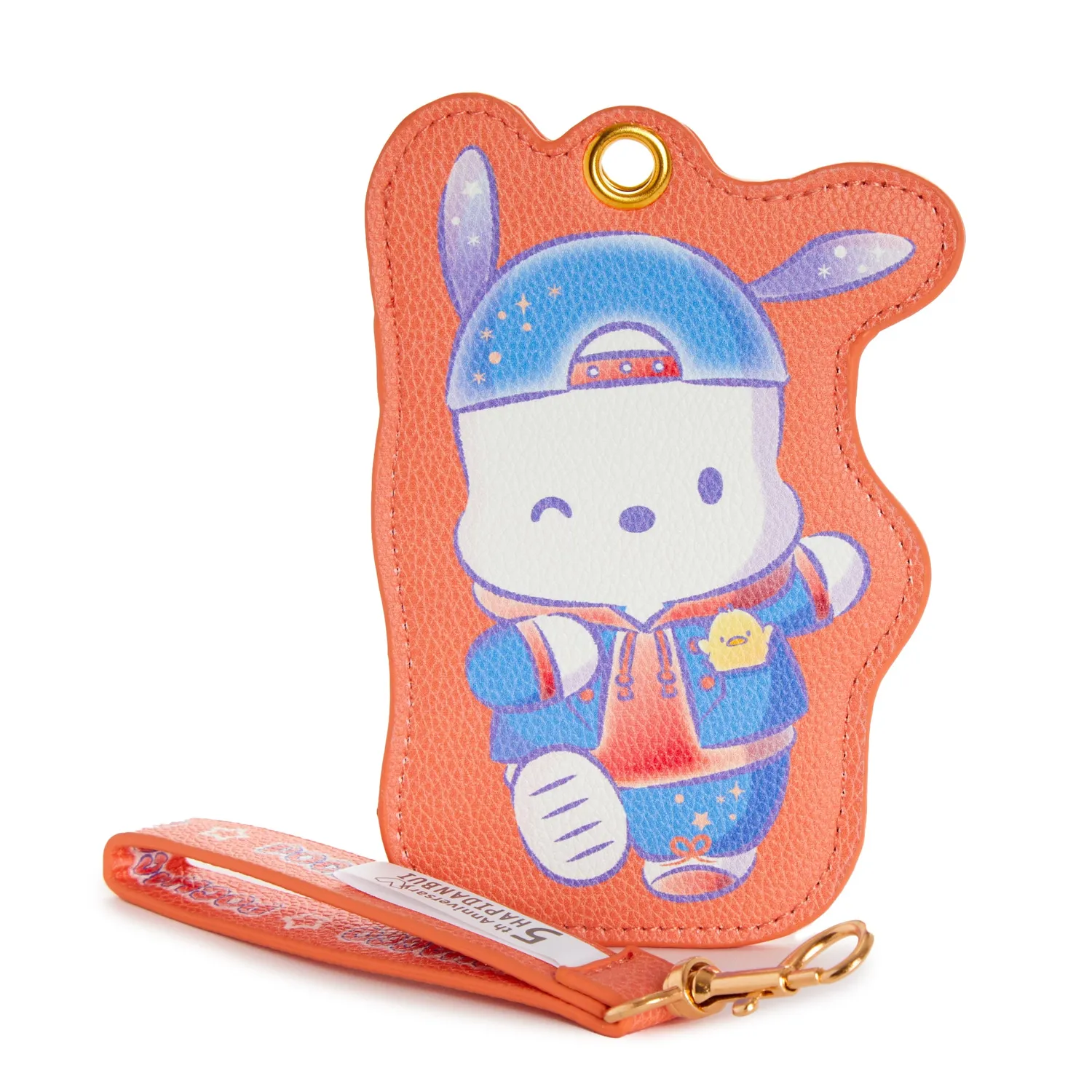 Hello Kitty Hapidanbui Boy Band Pochacco ID Badge Holder kortholder