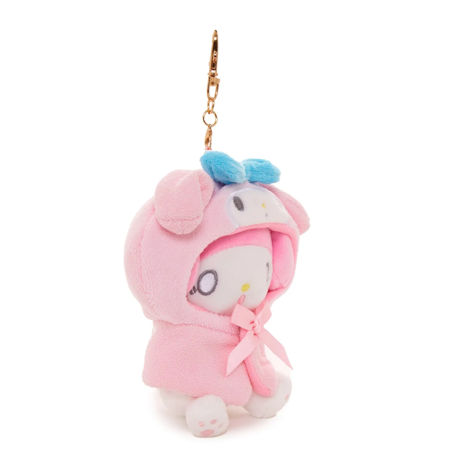 Hello Kitty Frightened Series My Melody Plush Mascot Keychain nøkkelring 10 cm