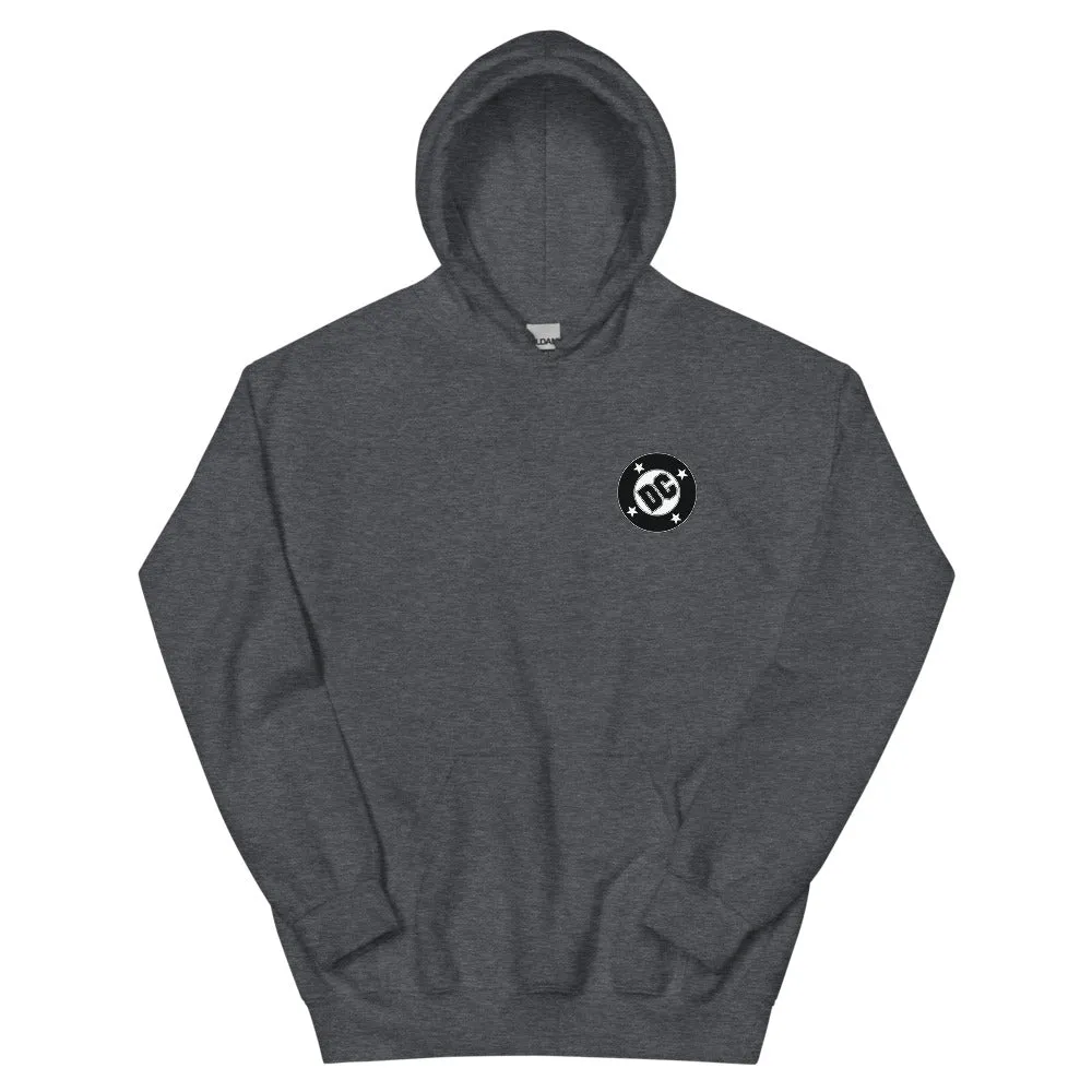 Batman DC Black Logo Hoodie hettegenser svart