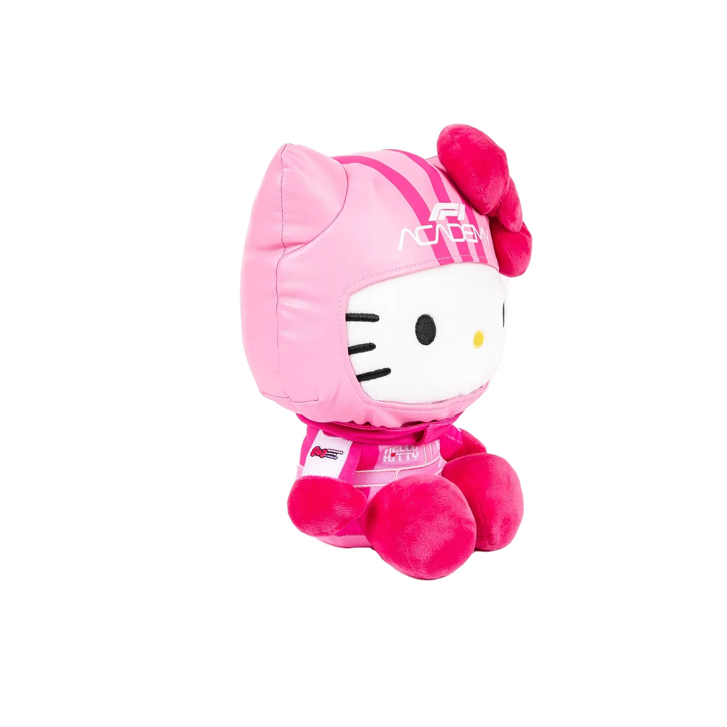 Hello Kitty F1 ACADEMY 12" plysjbamse rosa