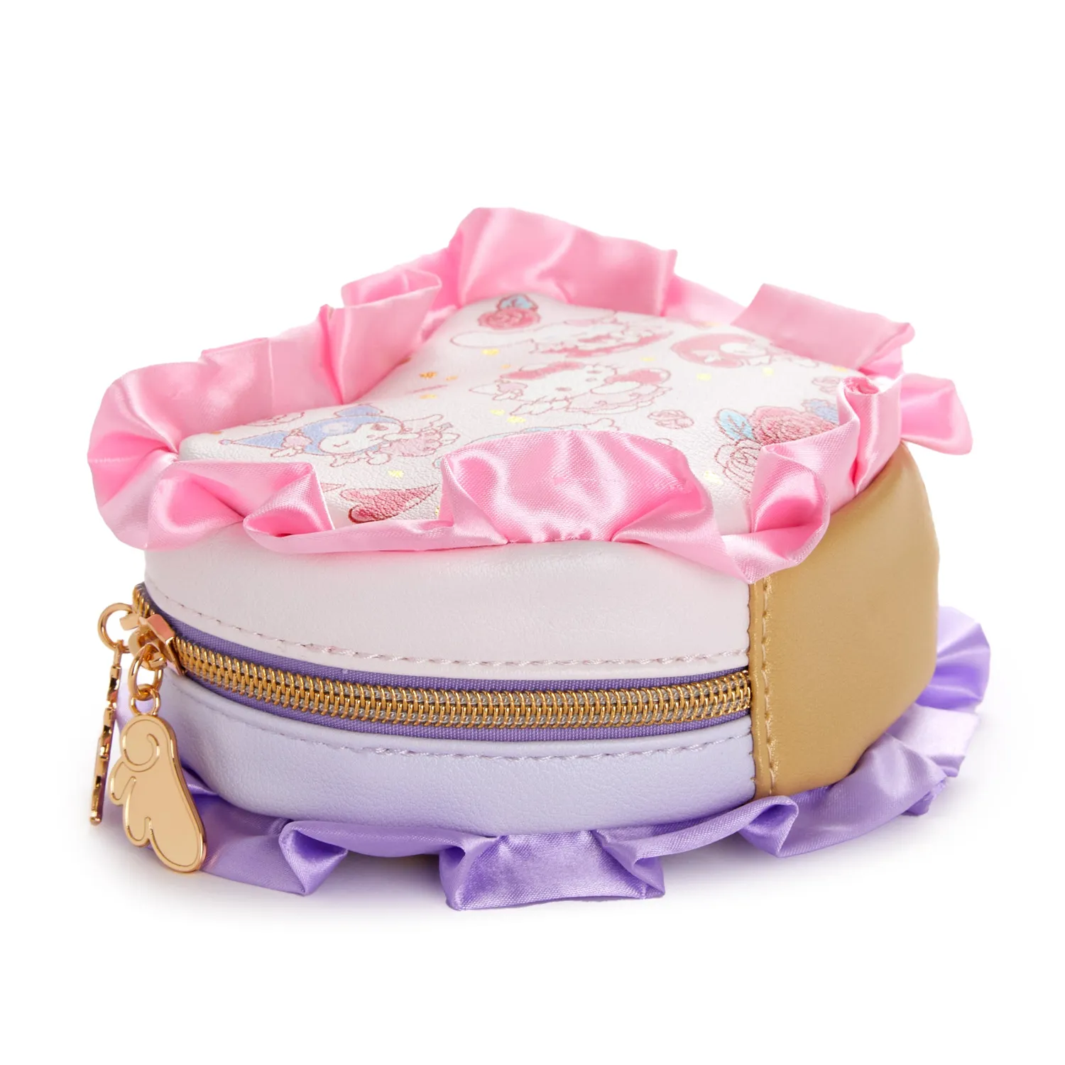 Sanrio Characters Mini Heart Zipper Pouch Bright and Dark Angel Series hjertepung