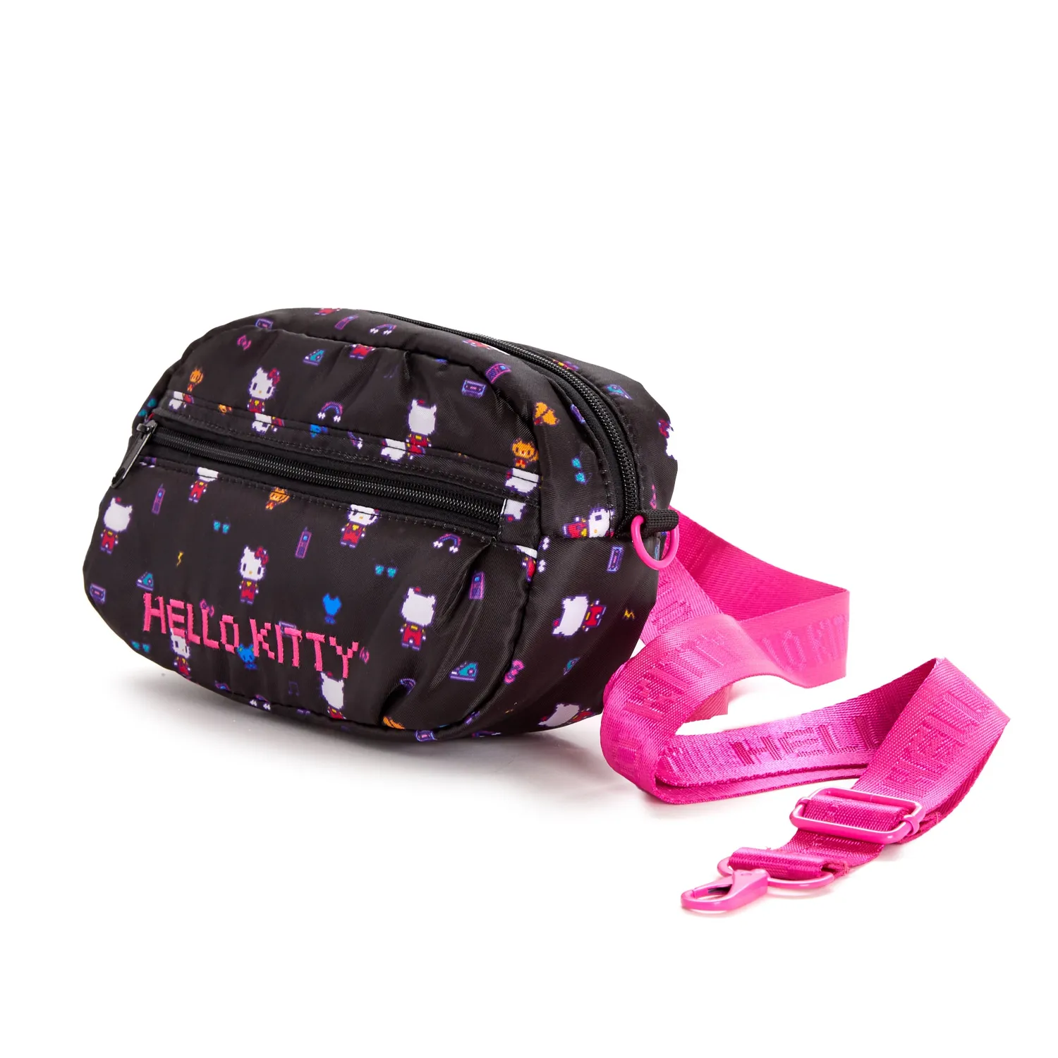 Hello Kitty Retro Pixel Series crossover-veske med justerbar rem
