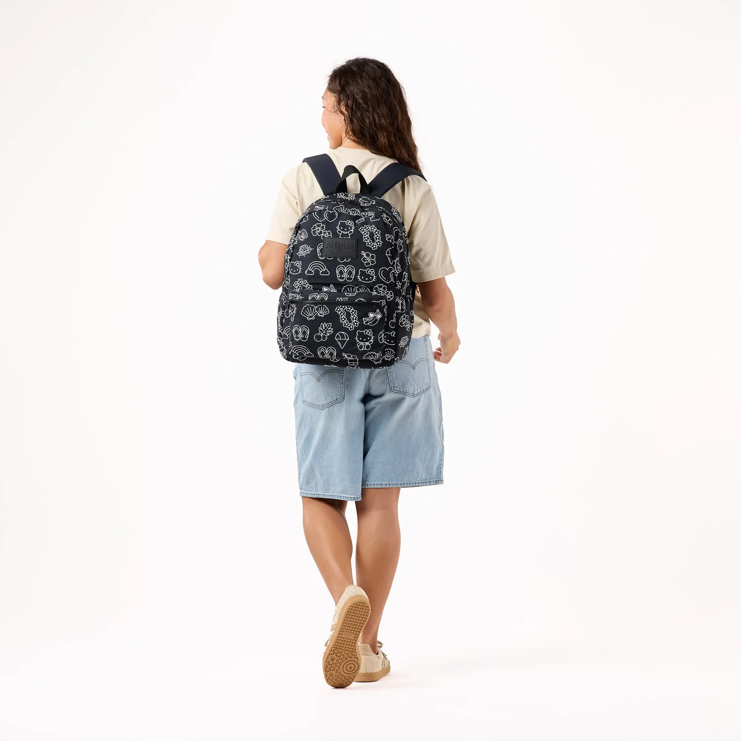 Hello Kitty x Aloha Collection Keep It Light Backpack ryggsekk svart