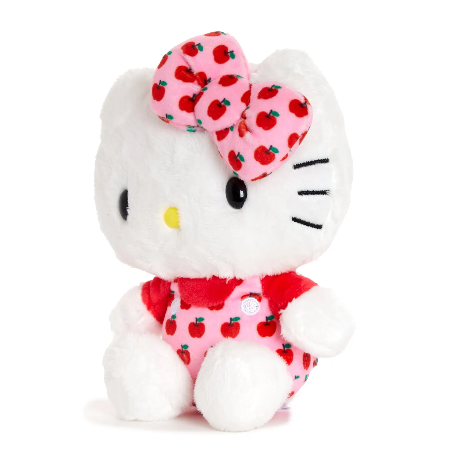 Hello Kitty Apples Series 6" Pink Overalls kosedyr rosa