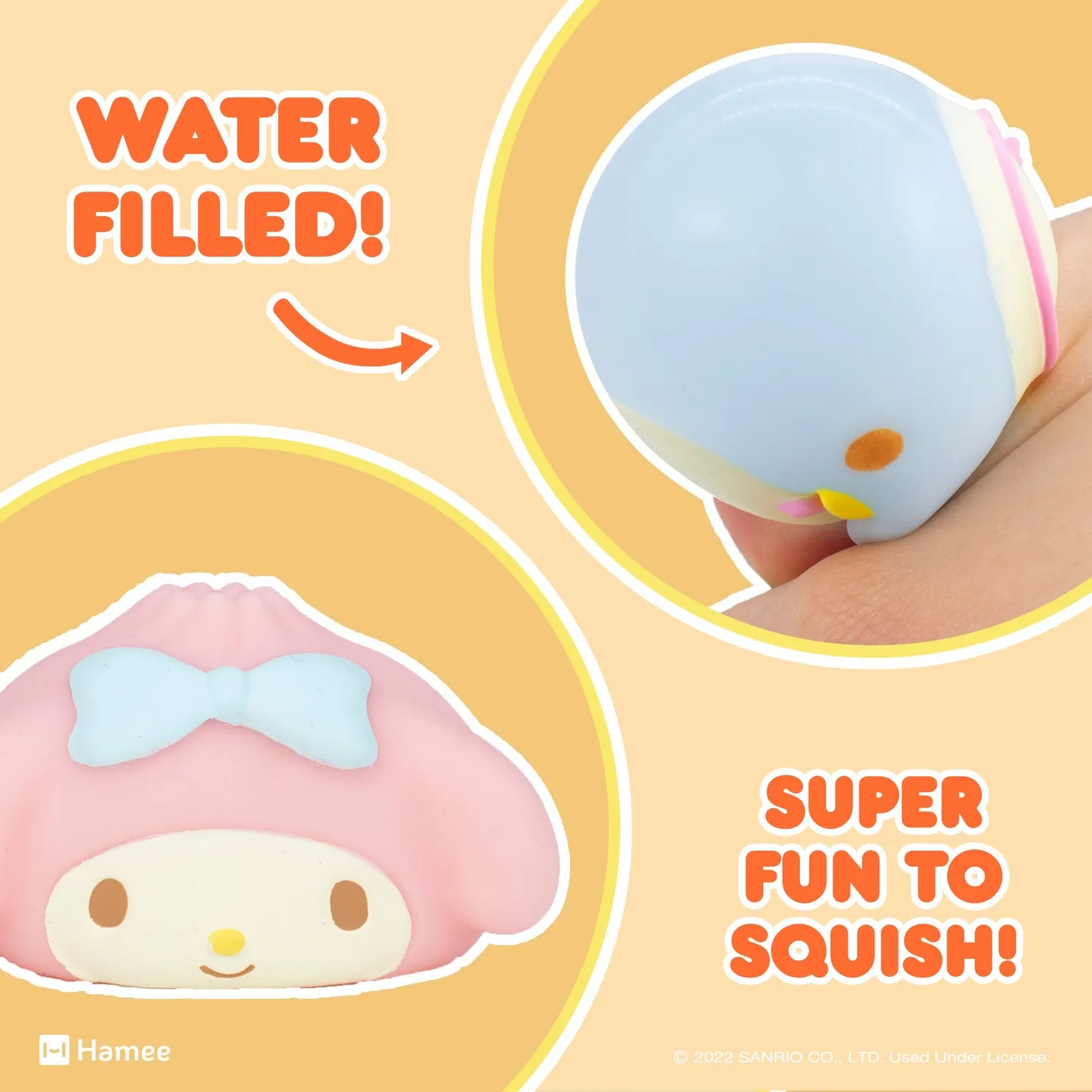 Hello Kitty and Friends Steamed Bun Capsule Squishies (Series 3) squishy 1 stk tilfeldig
