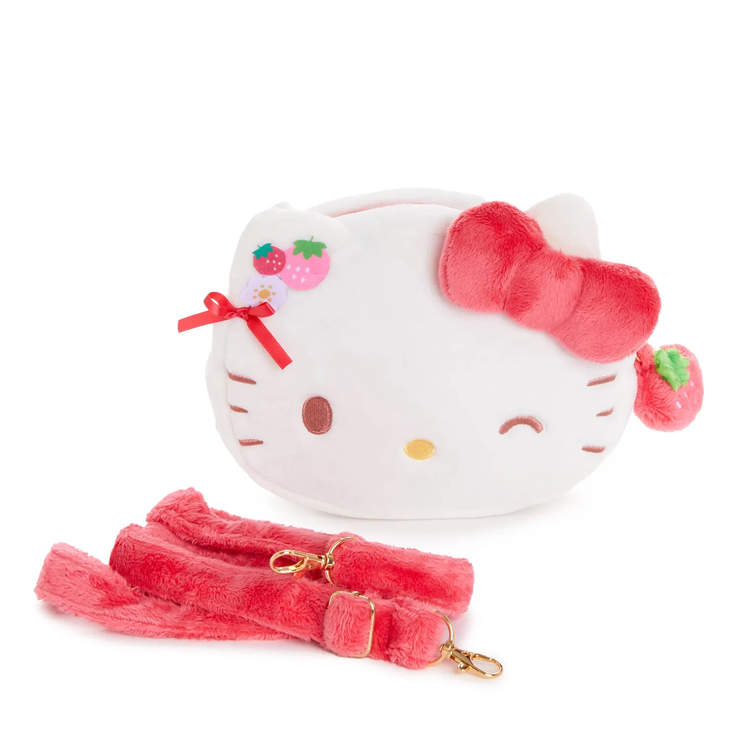 Hello Kitty Strawberry News 50th Anniversary crossbodyveske