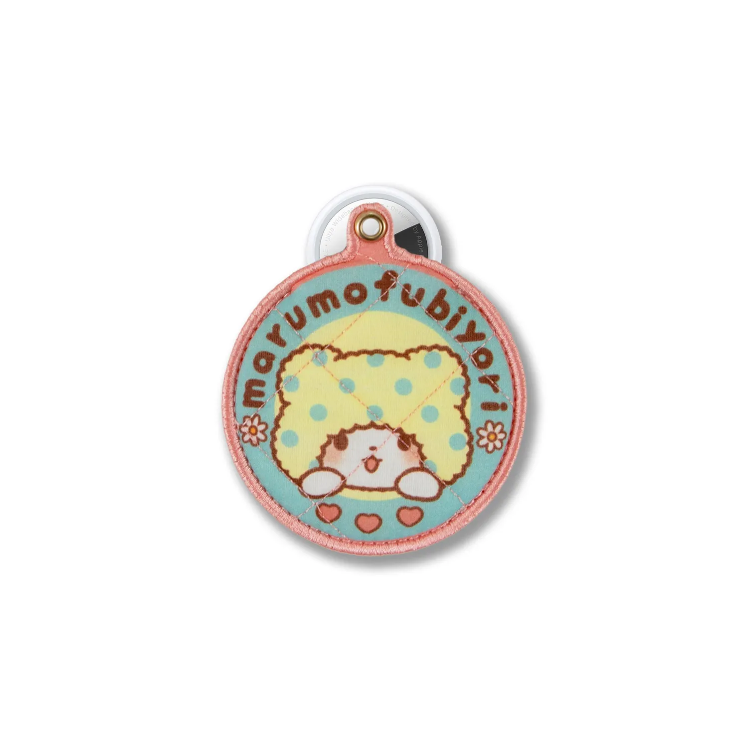 Hello Kitty Marumofubiyori x Sonix AirTag nøkkelring i vegansk skinn