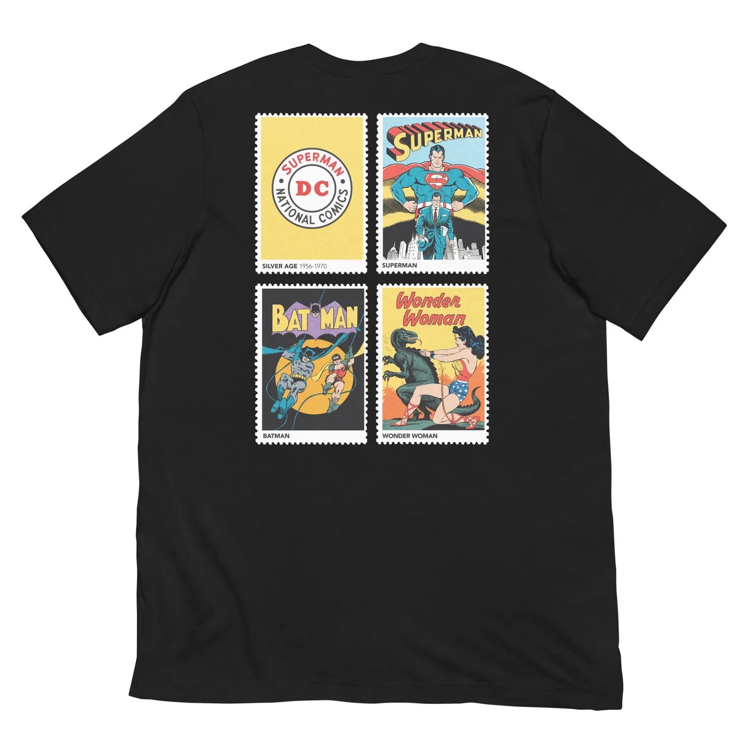 Batman DC T-shirt Silver Age t-skjorte vintage svart