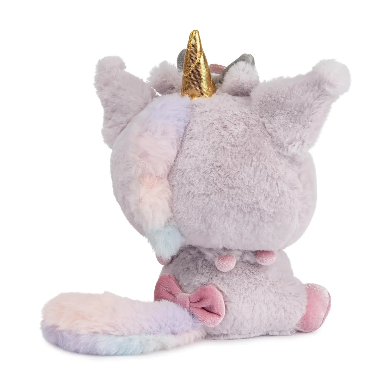 Hello Kitty Kuromi x GUND 6" Unicorn-bamse 15 cm pastellilla