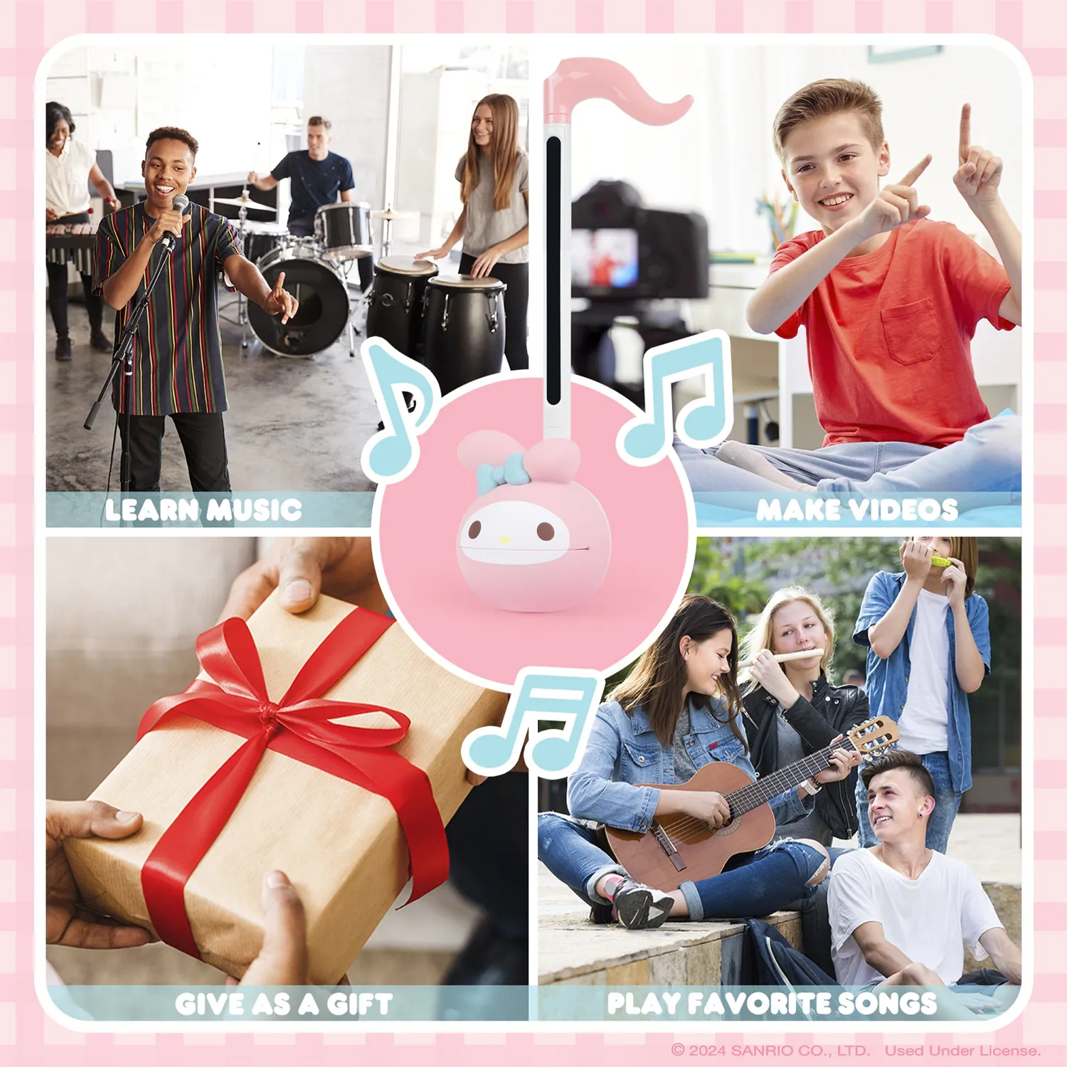 Hello Kitty My Melody Otamatone musikalsk leke