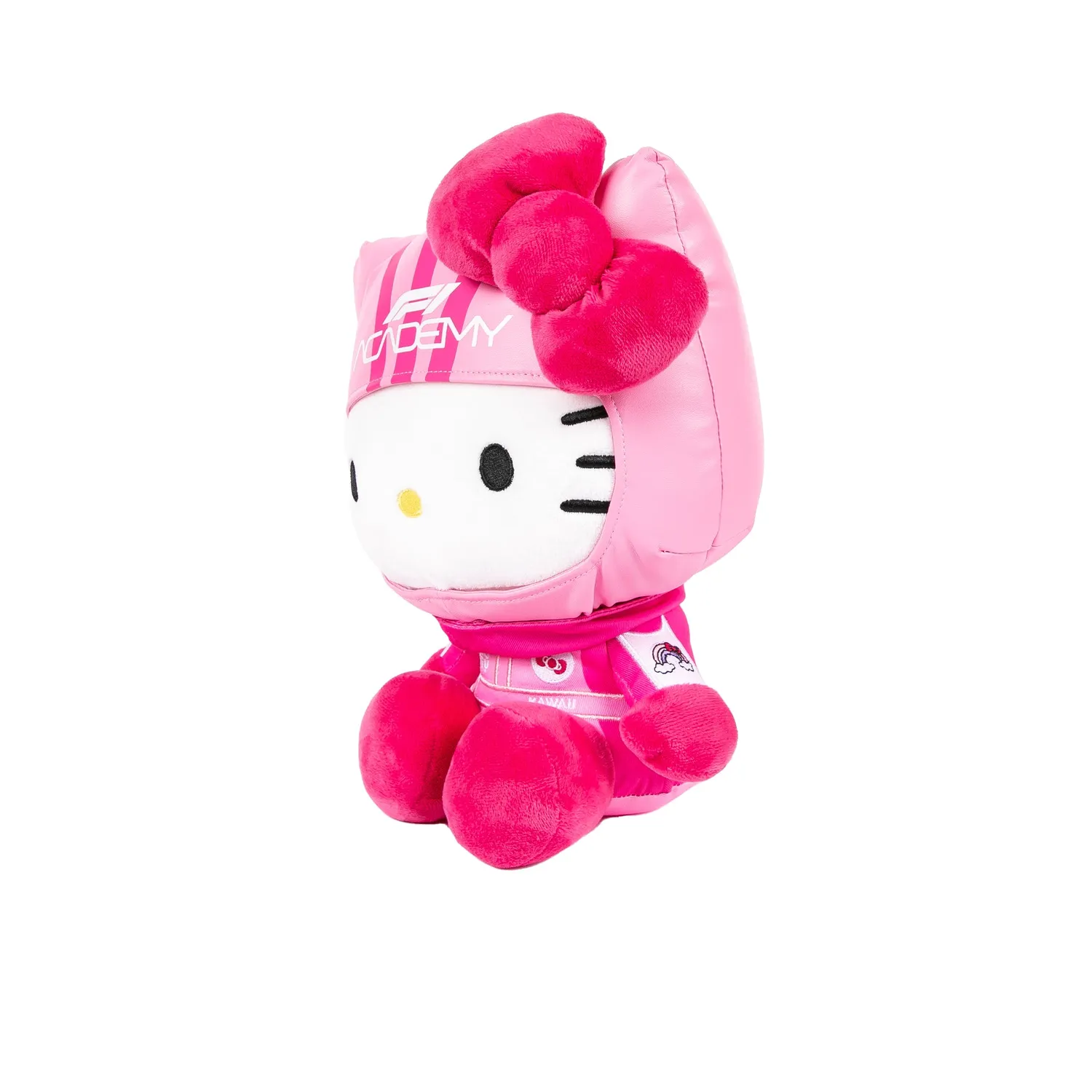 Hello Kitty F1 ACADEMY 12" plysjbamse rosa