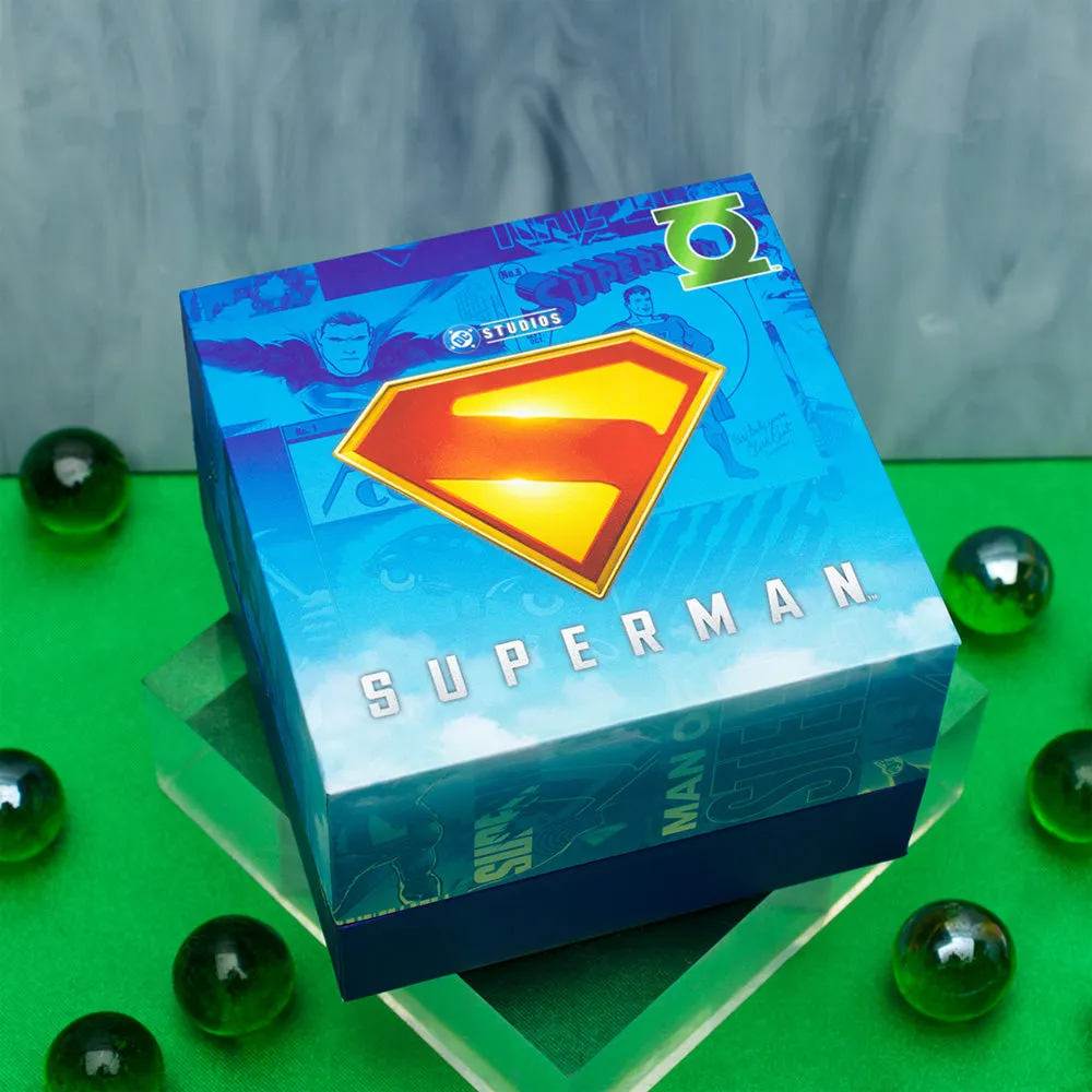 Green Lantern SUPERMAN (2025 Movie) Green Lantern Ring størrelse 9–14