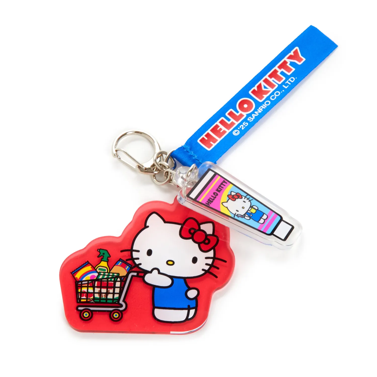 Hello Kitty Supermarket akrylnøkkelring med trykklås