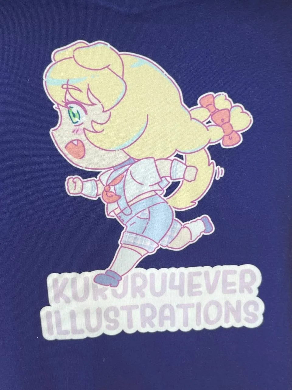 Kururu4ever Limited Dog Girl Purple Shirt skjorte M modal løs passform