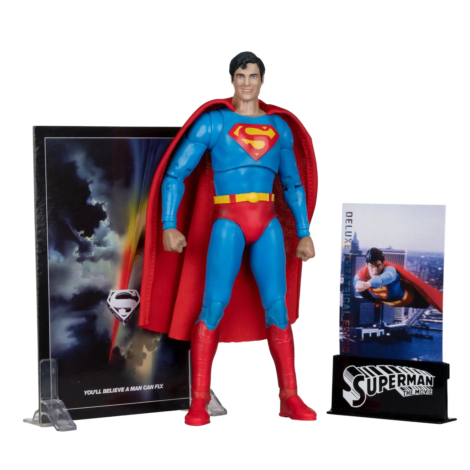 Batman Superman: The Movie (1978) McFarlane Toys Deluxe Theatrical Edition Superman actionfigur