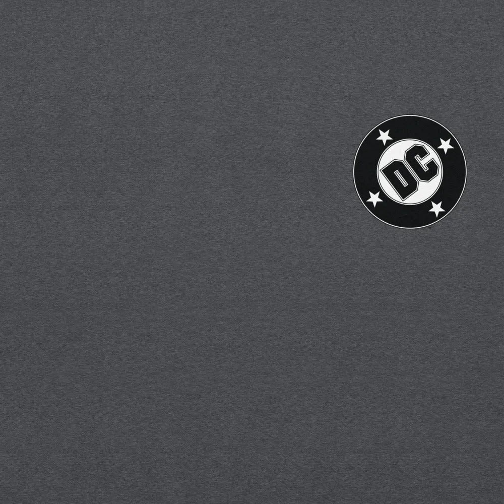 Batman DC Black Logo Hoodie hettegenser svart