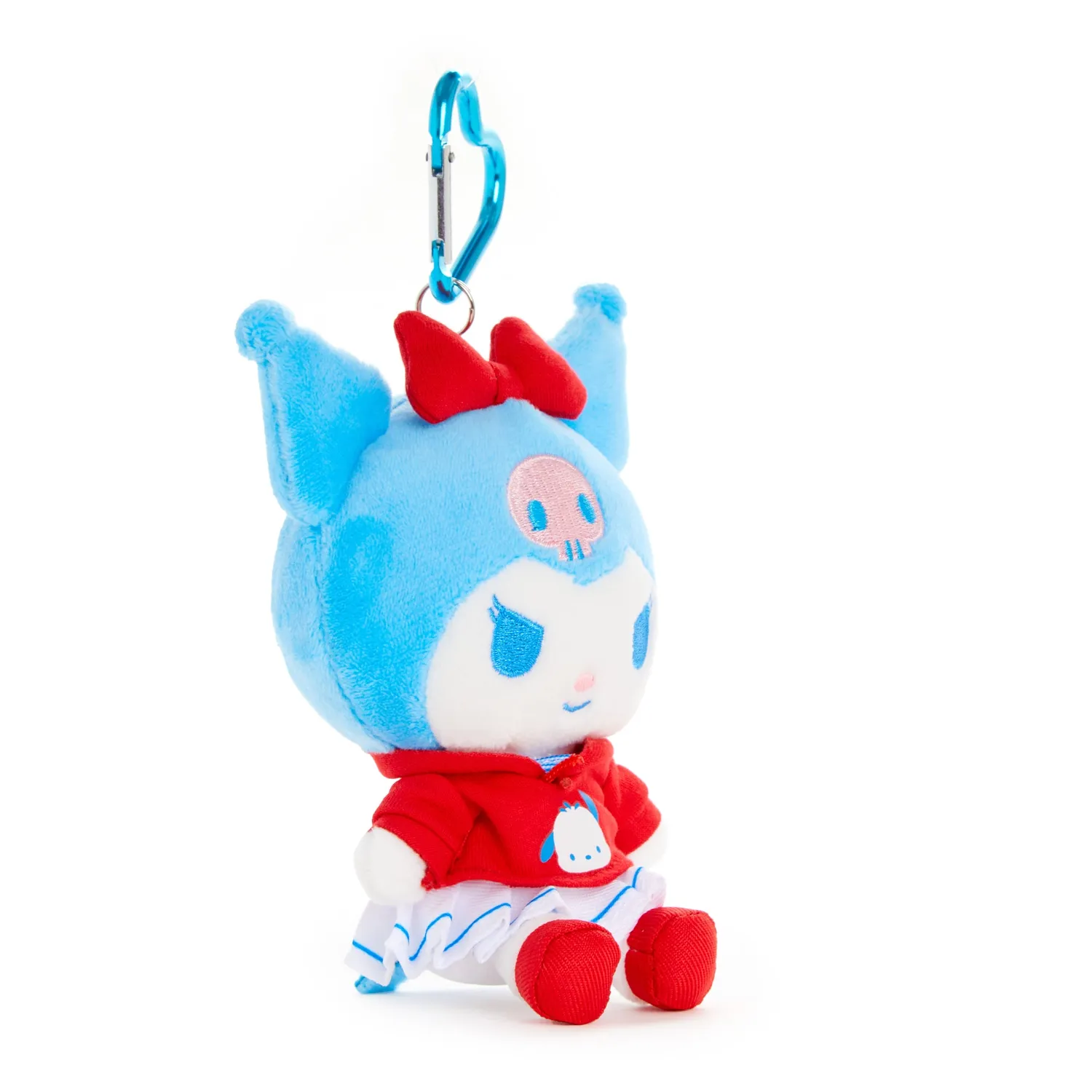 Hello Kitty Sanrio Friends Cosplay Series Kuromi Plush Mascot Keychain Pochacco