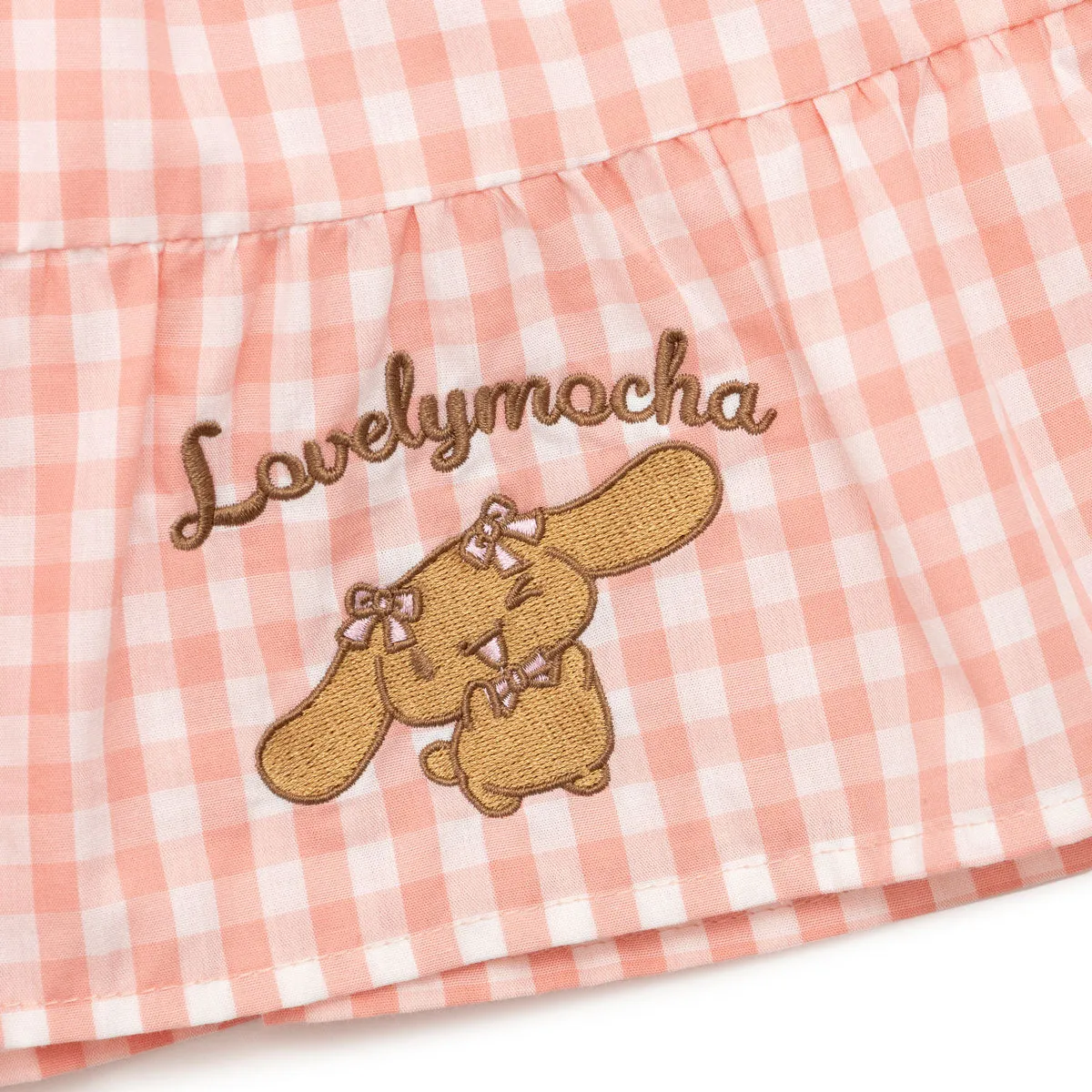Hello Kitty Lovelymocha x JapanLA Gingham Dress kjole rosa