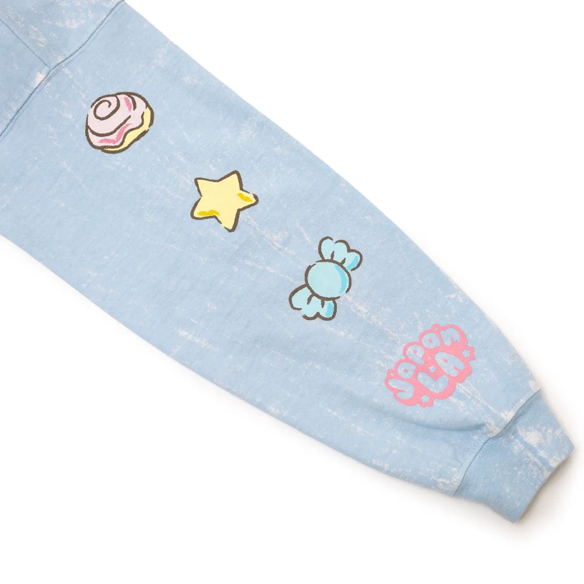 Hello Kitty Cinnamoroll x JapanLA Ribbons Cropped Spirit Jersey genser blå