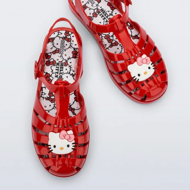Hello Kitty Melissa Possession sandaler rød PVC