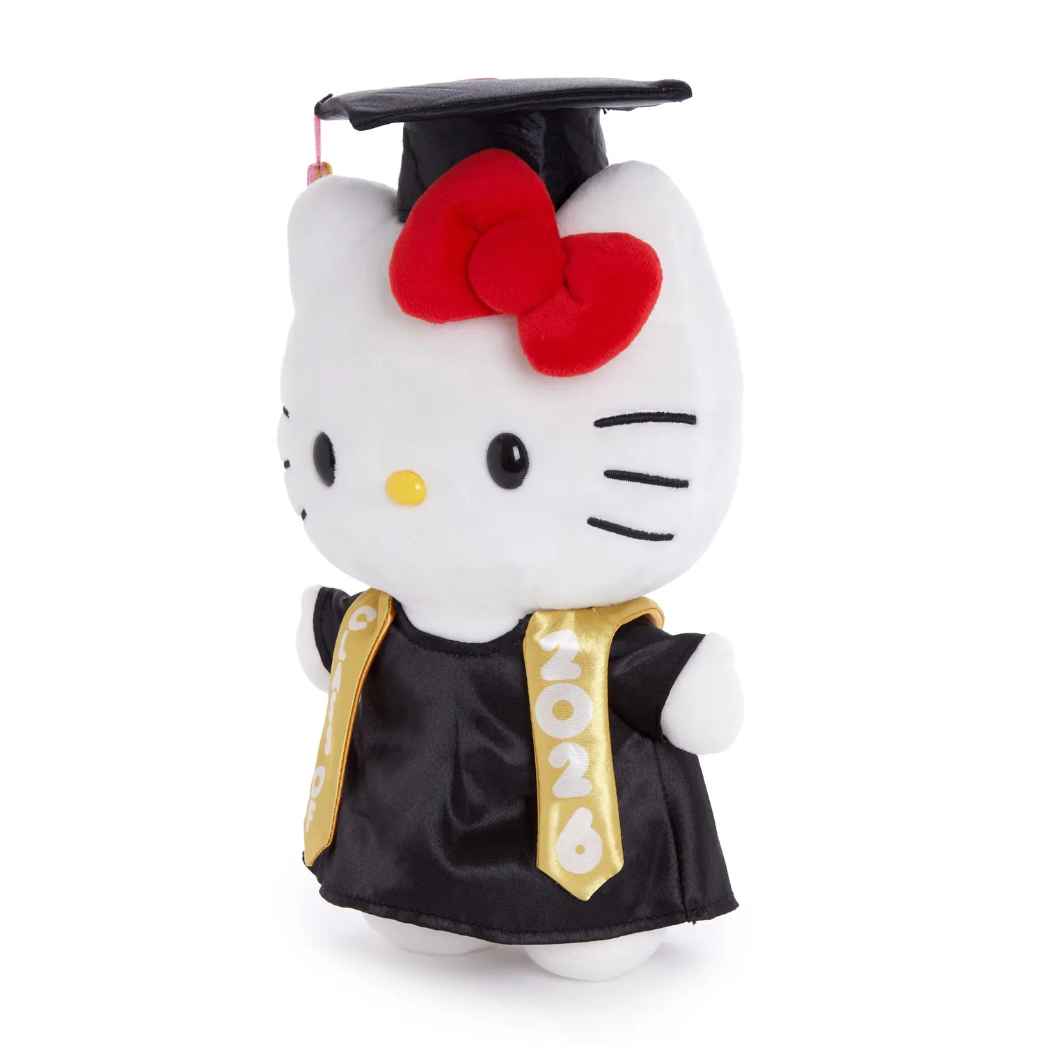 Hello Kitty 9" Cap and Gown Graduation Plush bamse gull