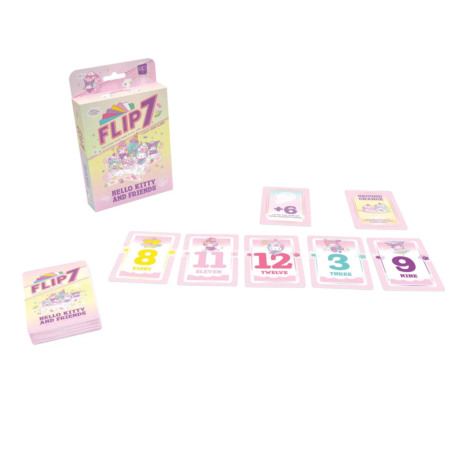 Hello Kitty Flip 7 kortspill