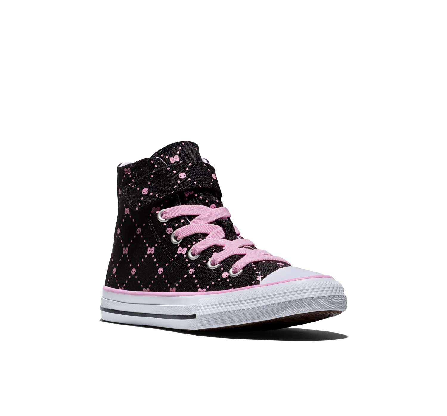 Converse x My Melody & Kuromi Chuck Taylor All Star Easy-On barnesko svart rosa brun str. 11–3