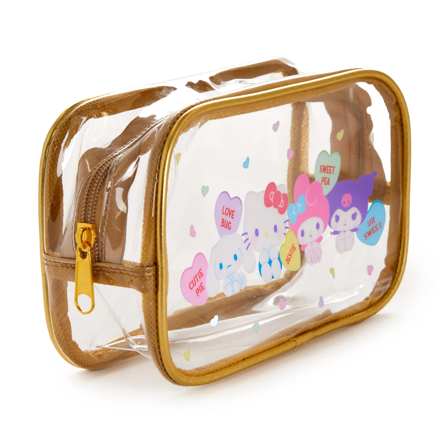 Hello Kitty and Friends x Sweethearts toalettmappe gjennomsiktig PVC
