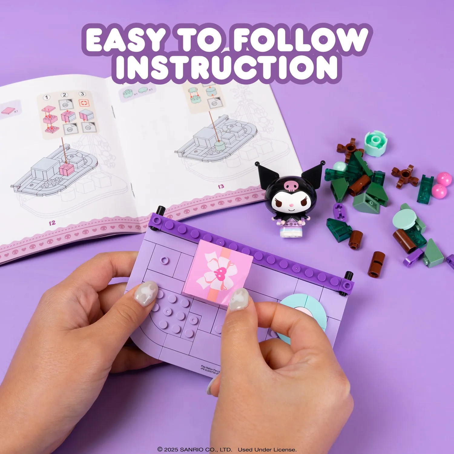 Hello Kitty Kuromi byggesett Holiday Collection julemotiv