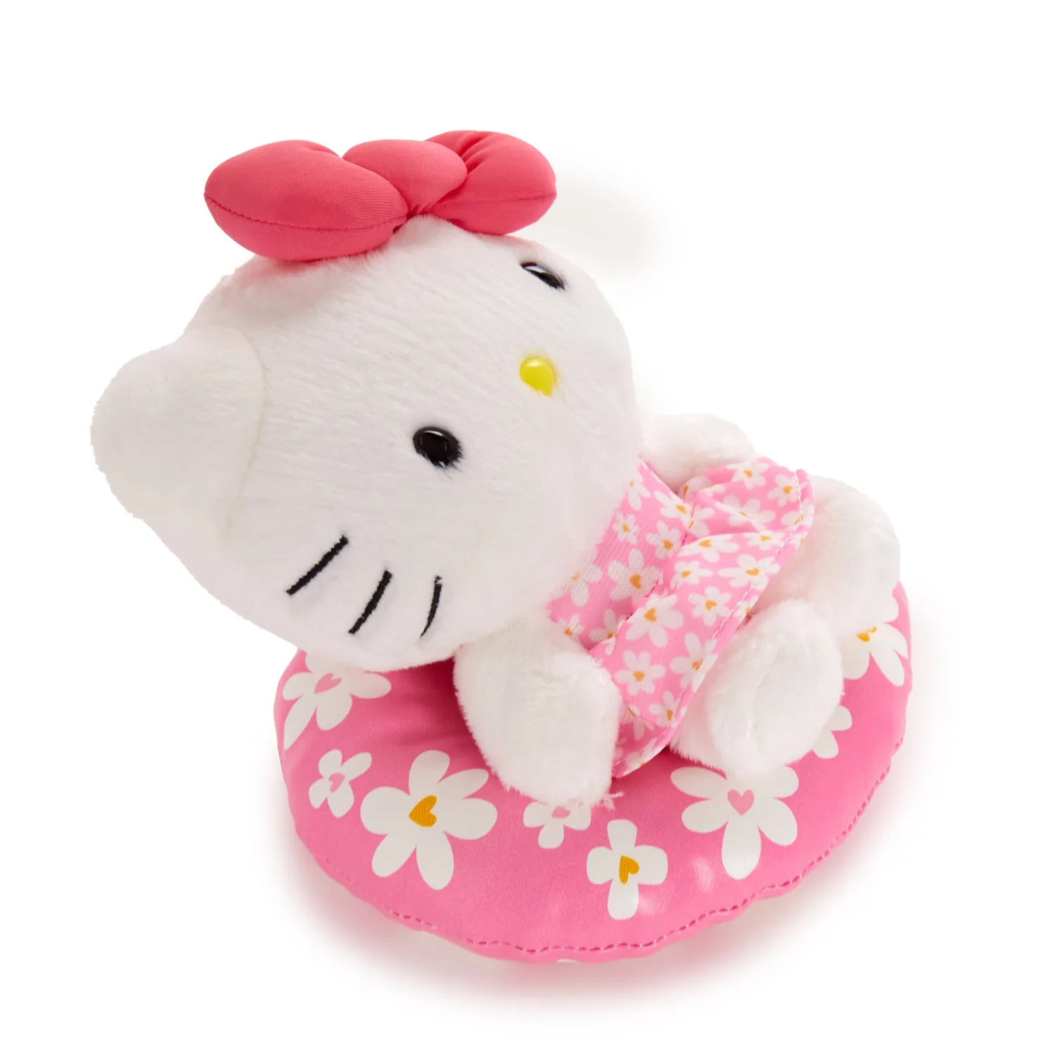Hello Kitty Summer Pool Series kosedyr sittende ca. 15 cm