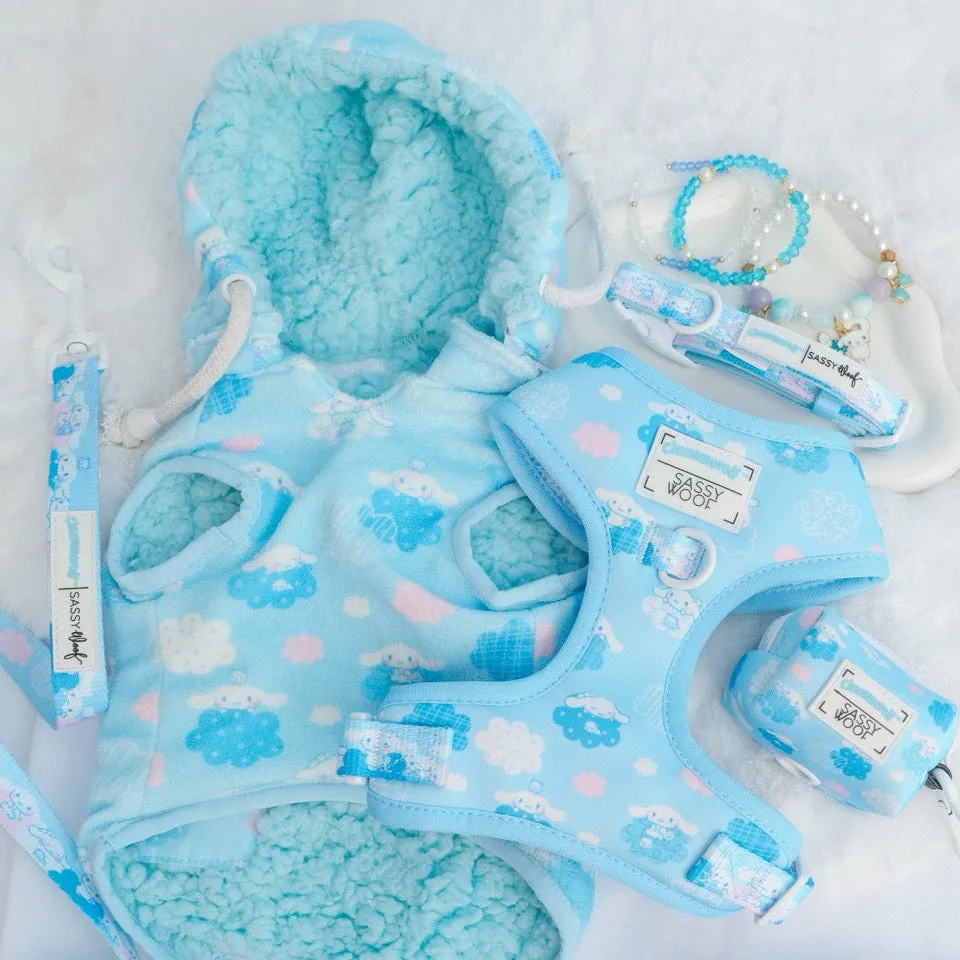 Cinnamoroll x Sassy Woof vendbar hundejakke Clouds Small