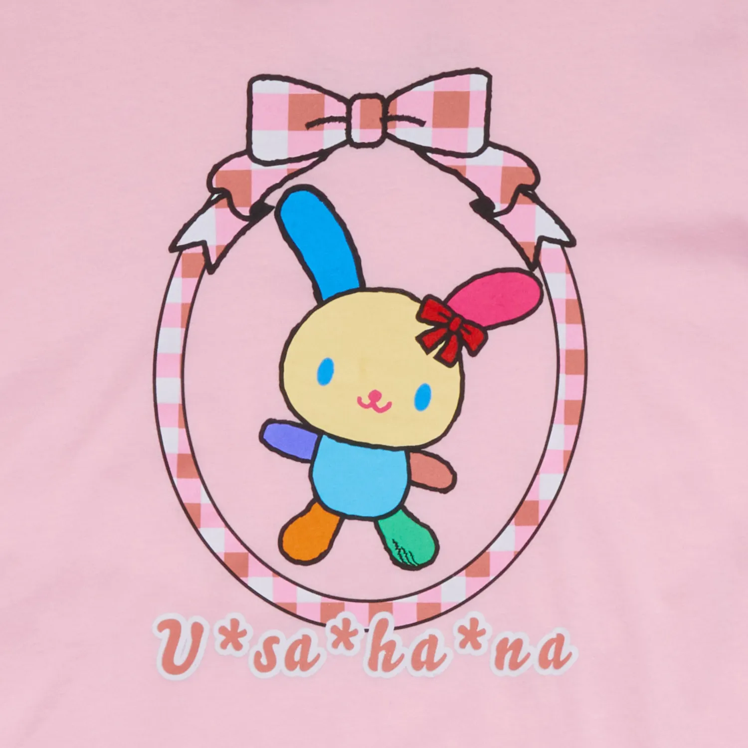 Hello Kitty U*SA*HA*NA Big Kids Bow Frame Tee t-skjorte rosa
