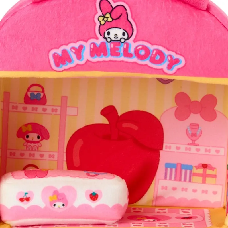 Hello Kitty and Friends Supercute Adventures My Melody Soft Toy Shop lekesett