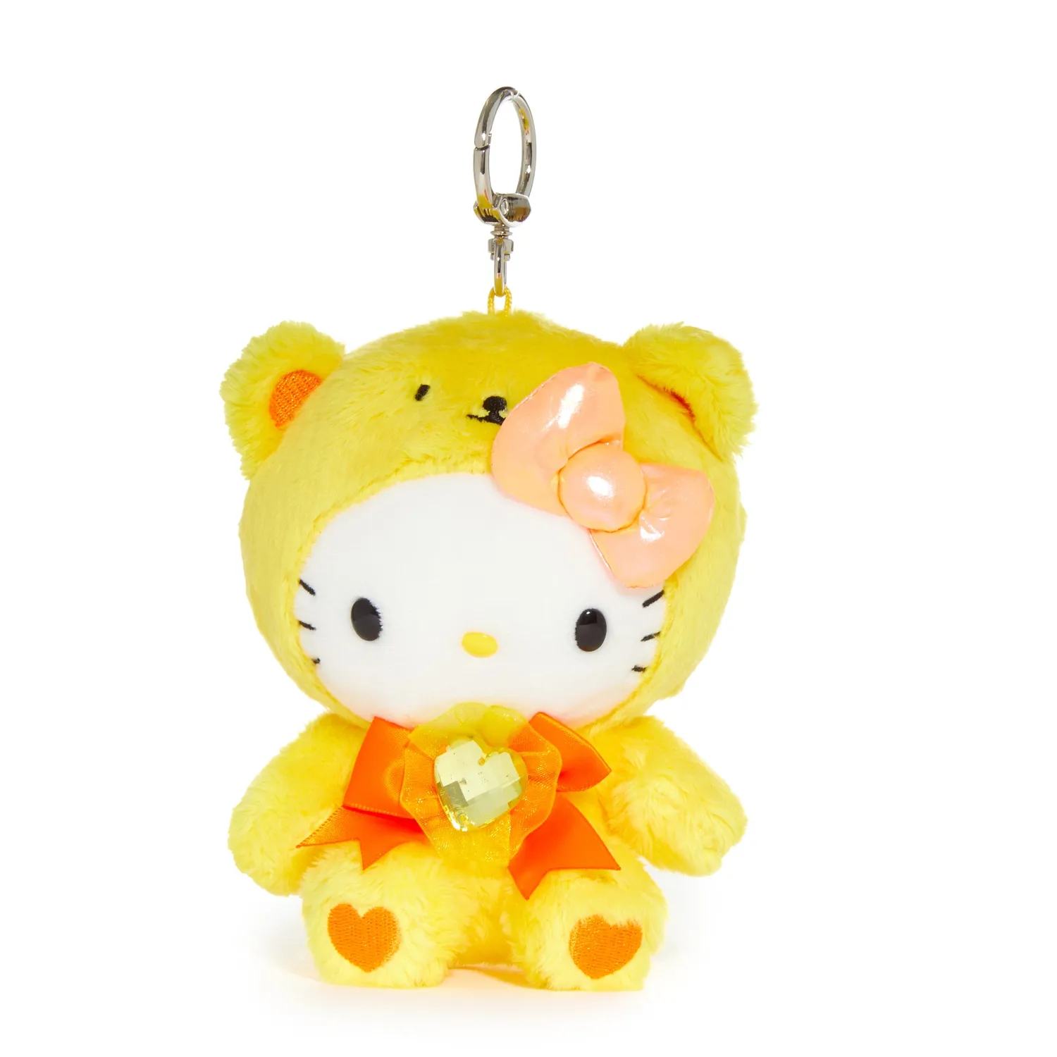 Hello Kitty Birthstone November Topaz Mascot Keychain nøkkelring topas