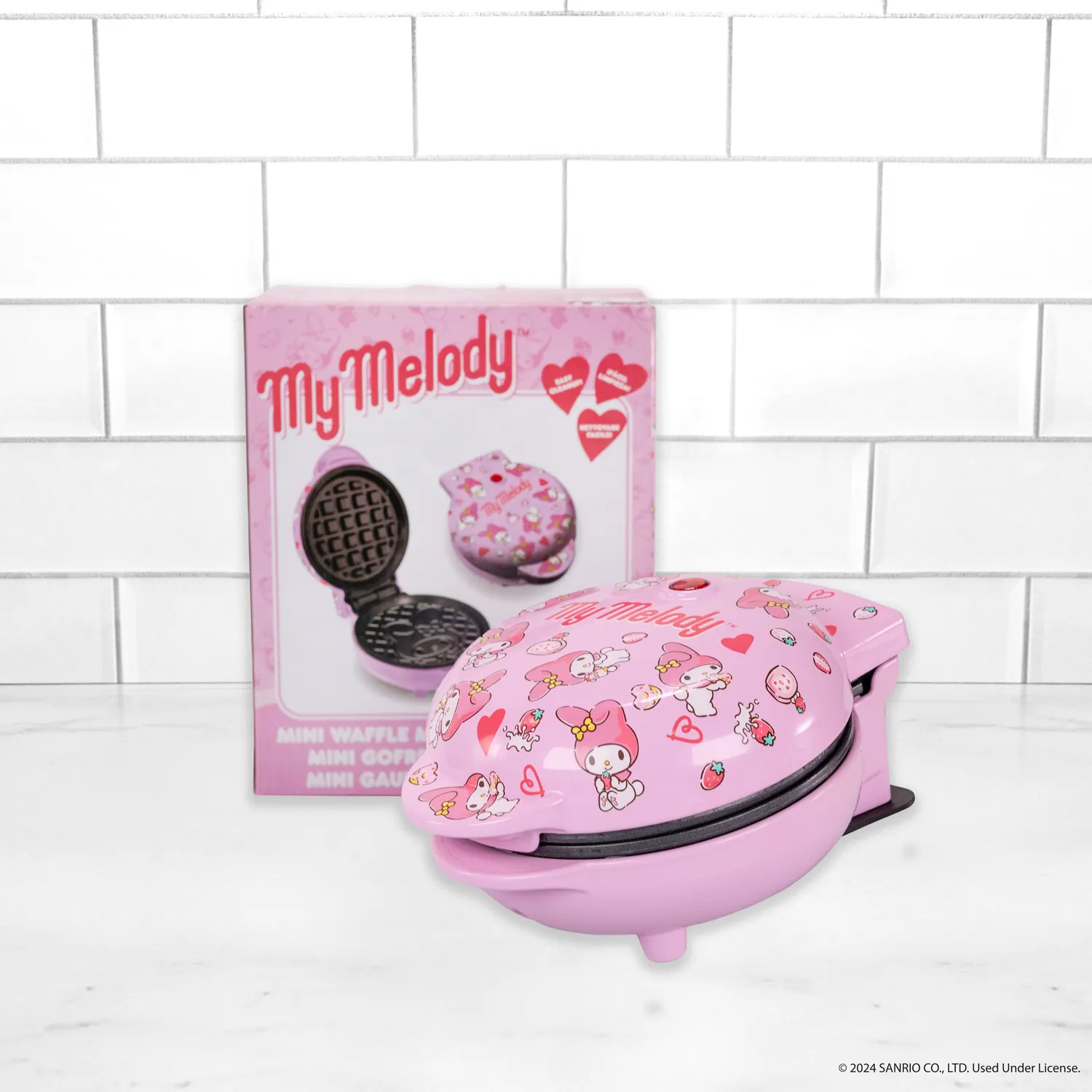 Hello Kitty My Melody Mini Waffle Maker Vaffeljern mini 120 V
