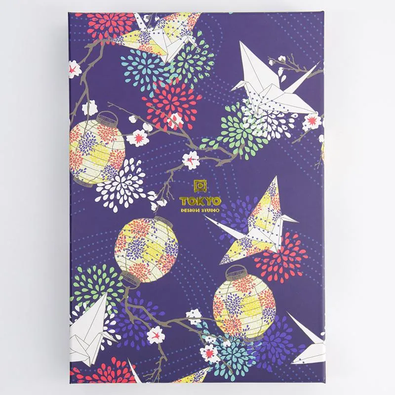 Neo Tokyo Chopsticks Gift Box Crane spisepinner 5 par 22,5 cm bambus