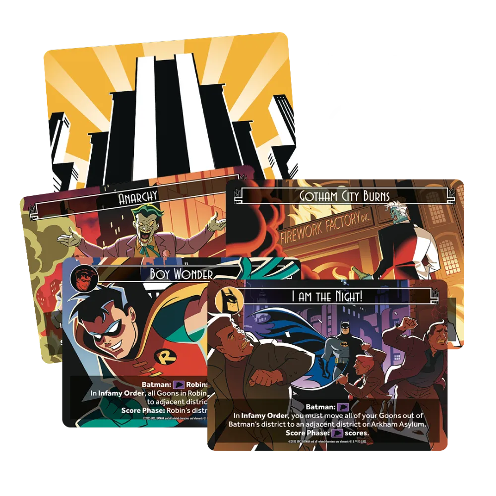 Batman: The Animated Series Enemies of Gotham City brettspill