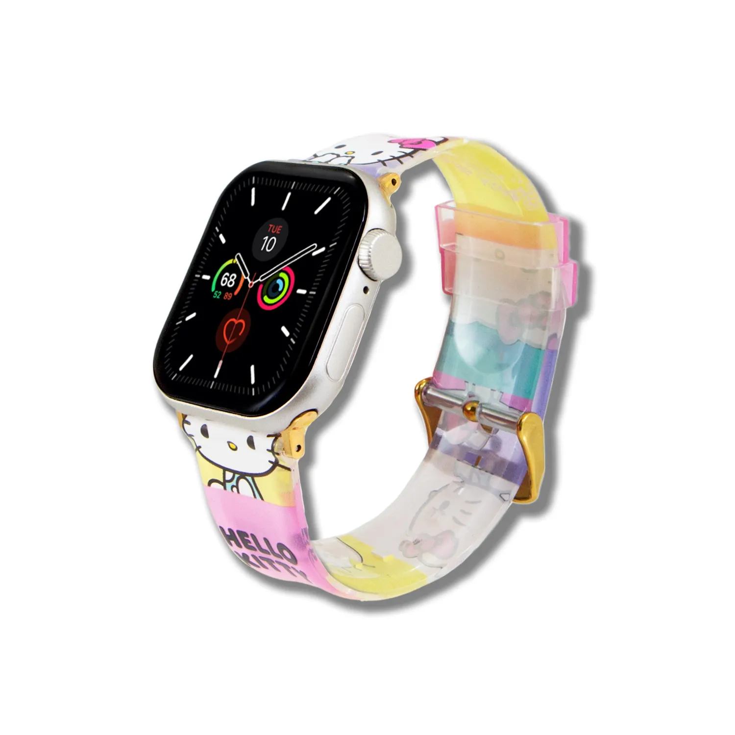 Hello Kitty x Sonix Grid Jelly Apple Watch Band klokkerem