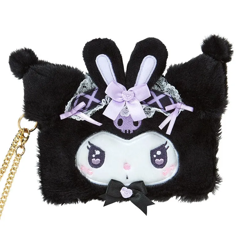 Hello Kitty Kuromi Plush Card Case (Ribbon Party Series) kortholder med vindu