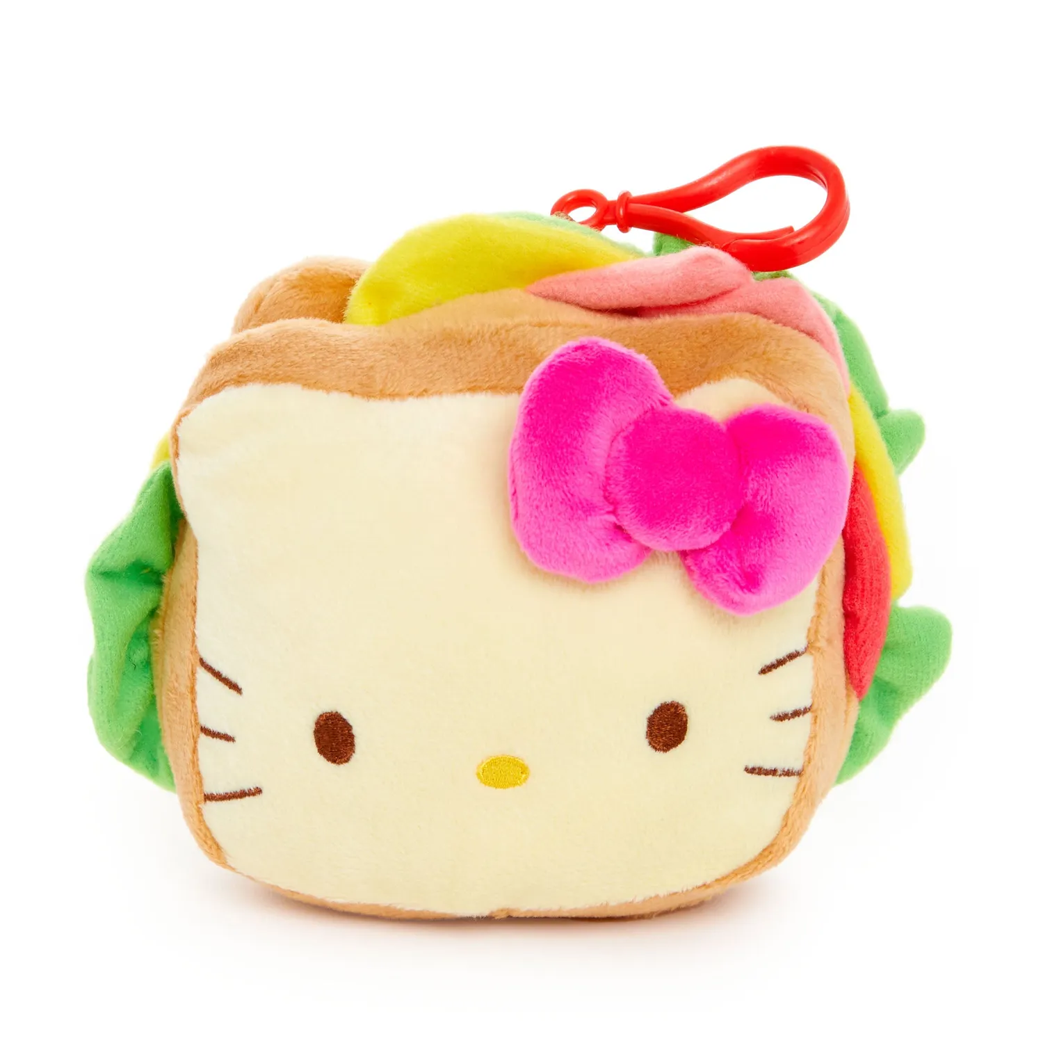 Hello Kitty Plush Mascot Clip Sandwich plysjmaskot med clip