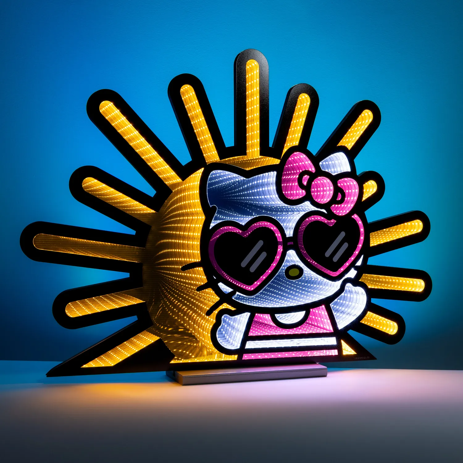 Hello Kitty Sunshine Ekkolight infinitylampe 24,5 tommer LED